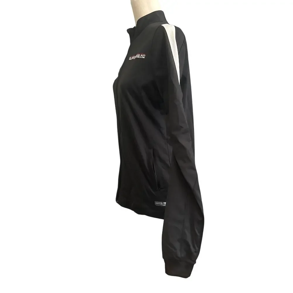 Nike Slammers FC Futbol Soccer Black Sports Jacket M